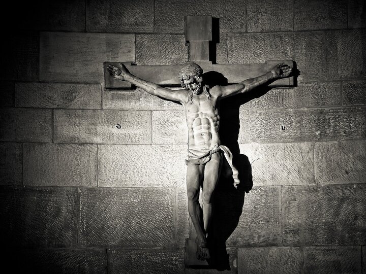 Jesus am Kreuz